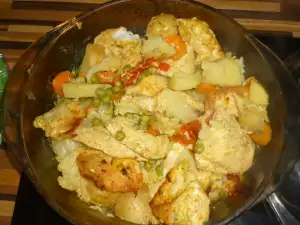 Oven-Made Chicken with Vegetables