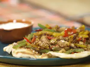 Chicken Doner with Tahini Sauce