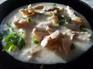 Chicken Fricassee with Milk