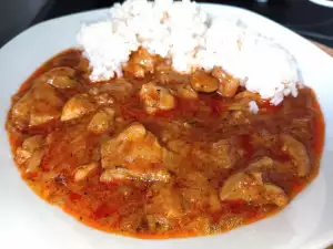 Chicken Kavarma with Rice