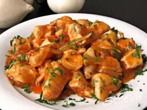 Chicken Casserole with Garnish