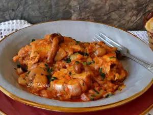 Chicken Stew with Leeks and Mushrooms