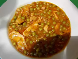 Easy Chicken and Peas Stew