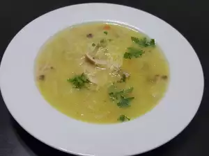 Chicken Soup with Vermicelli and Potatoes