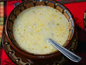 Chicken Soup with Rice and Celery