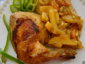 Oven-Cooked Chicken in Marinade