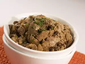 Stewed Lamb Plucks