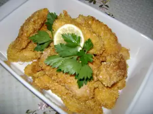 Breaded Chicken Fillets with Corn Flakes