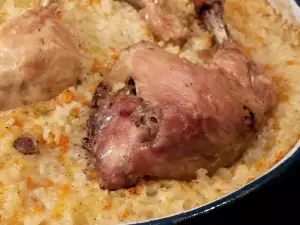 Appetizing Chicken Legs with Rice