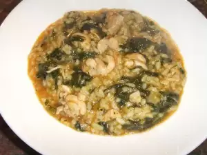 Chicken with Spinach and Rice