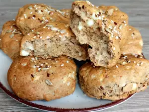 Spelt and White Cheese Air Fryer Bread Buns