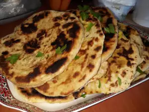 Skillet Flatbreads with Soy Flour