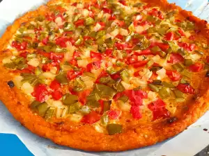 Vegan Pizza with Potato Base