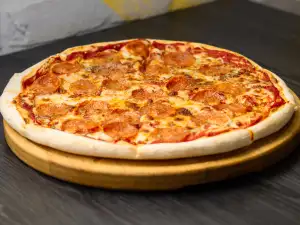 Classic Pepperoni Pizza from Scratch