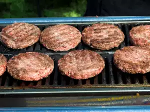 Grilled Serbian Pljeskavica Patties