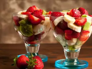 Fruit Salad with Cream