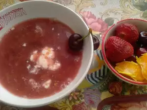 Fruit Soup with Semolina