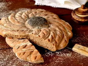 Flat Spiral Rye Bread