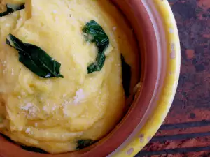 Polenta with Spinach