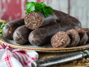 Traditional Polish Blood Sausage (Kaszanka)