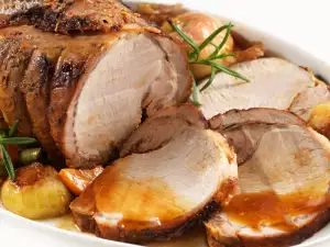 Pork Loins with Potatoes in the Oven