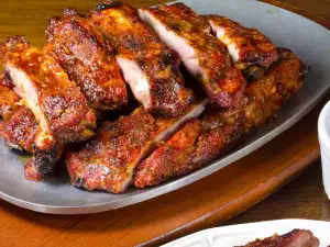 Pork Ribs in the Oven with Caramel Marinade