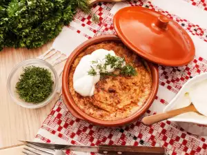 Baked Sturgeon with Salsa