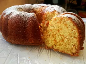 Orange Sponge Cake with Yogurt