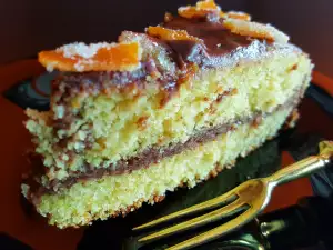 Orange Cake with Chocolate Ganache