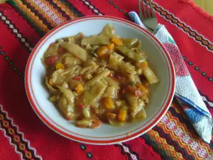 Vegan Green Beans in a Pot