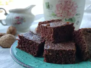 Lean Brownie with Walnuts