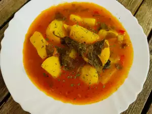 Vegan Potato Stew with Swiss Chard