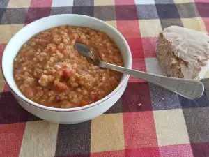 Lean Red Lentils with Red Onions