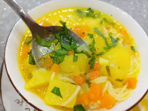 Potato Soup with Turmeric