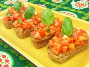 Classic Vegetarian Bruschettas