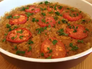 Oven-Baked Vegan Cabbage with Rice