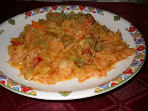 Cabbage with Tomatoes