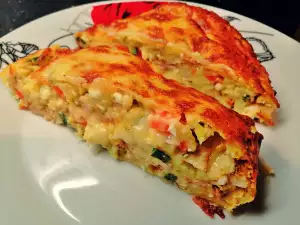 Potato Roll with Chicken and Yellow Cheese