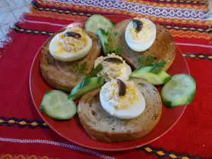 Stuffed Eggs Appetizer