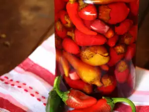 Sunny Pickle with Chili Peppers