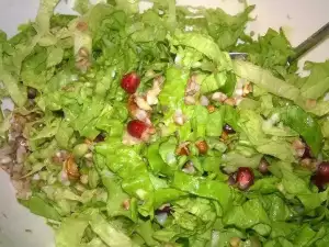 Spring Salad with Buckwheat and Pomegranate