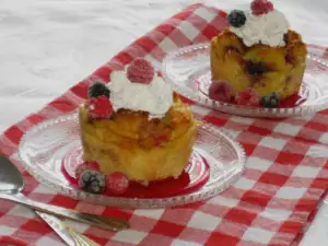 Bread Pudding with Fruits