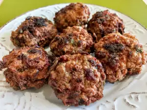 Souvlaki Fried Turkey Meatballs