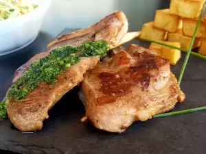 Turkey Steaks with a Parsley Pesto