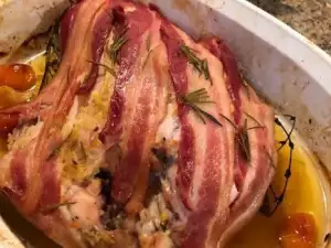 Baked Turkey Breast with Bacon