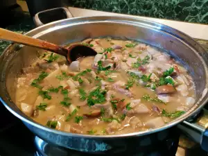 Skillet Turkey and Mushrooms