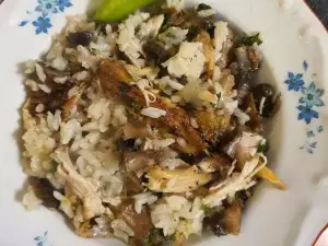 Turkey with Mushrooms and Rice