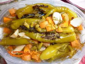 Popped Peppers with Carrots