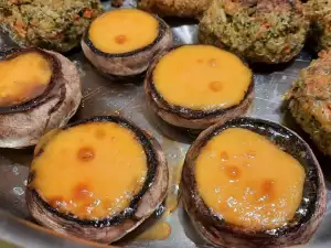 Stuffed Mushrooms with Cheddar