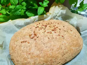 Whole Grain Spelt Bread with Flaxseed Oil and Seeds